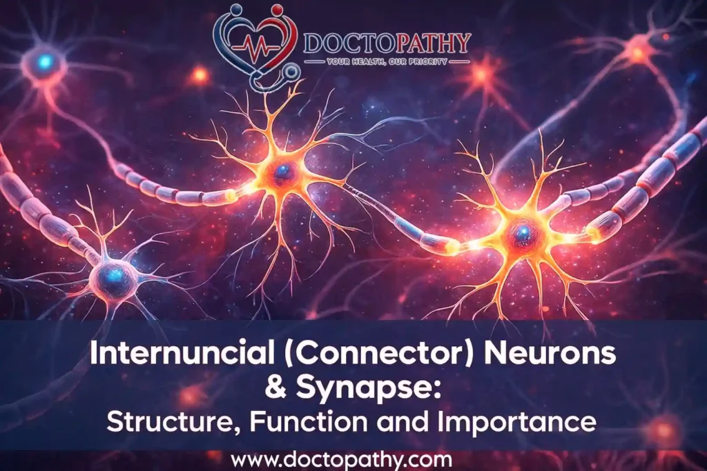 Interneuronal (connector) neurons and synapses: structure, function and importance