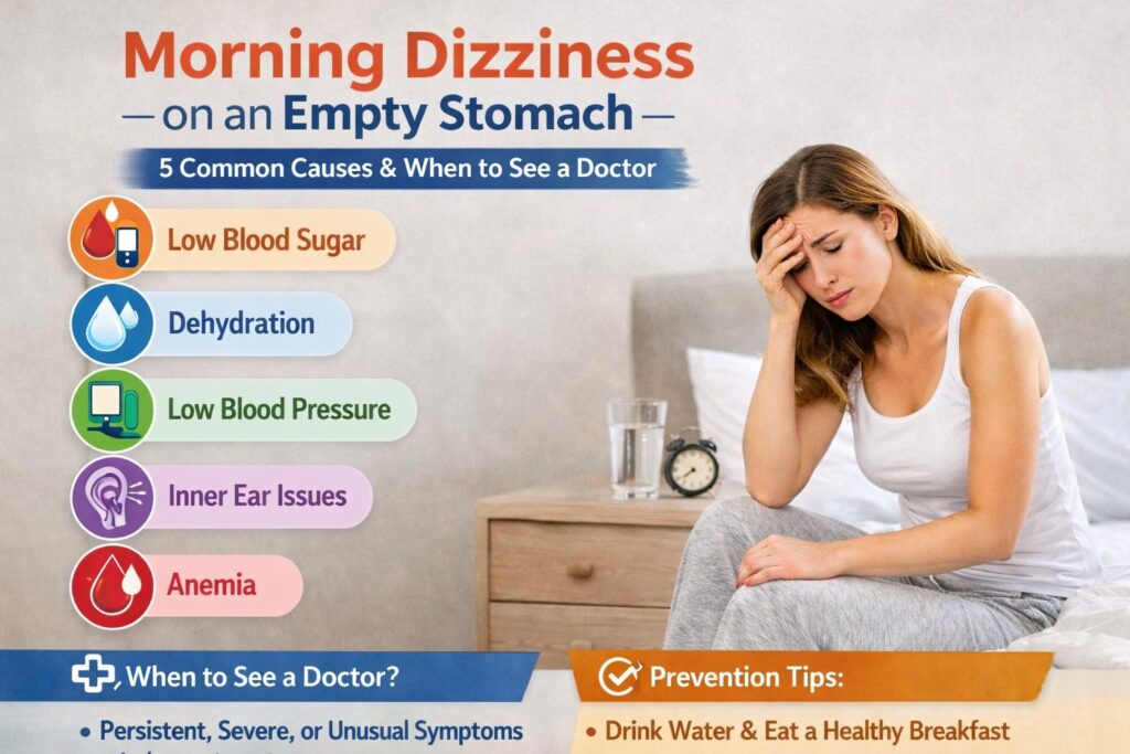 Morning dizziness and its causes