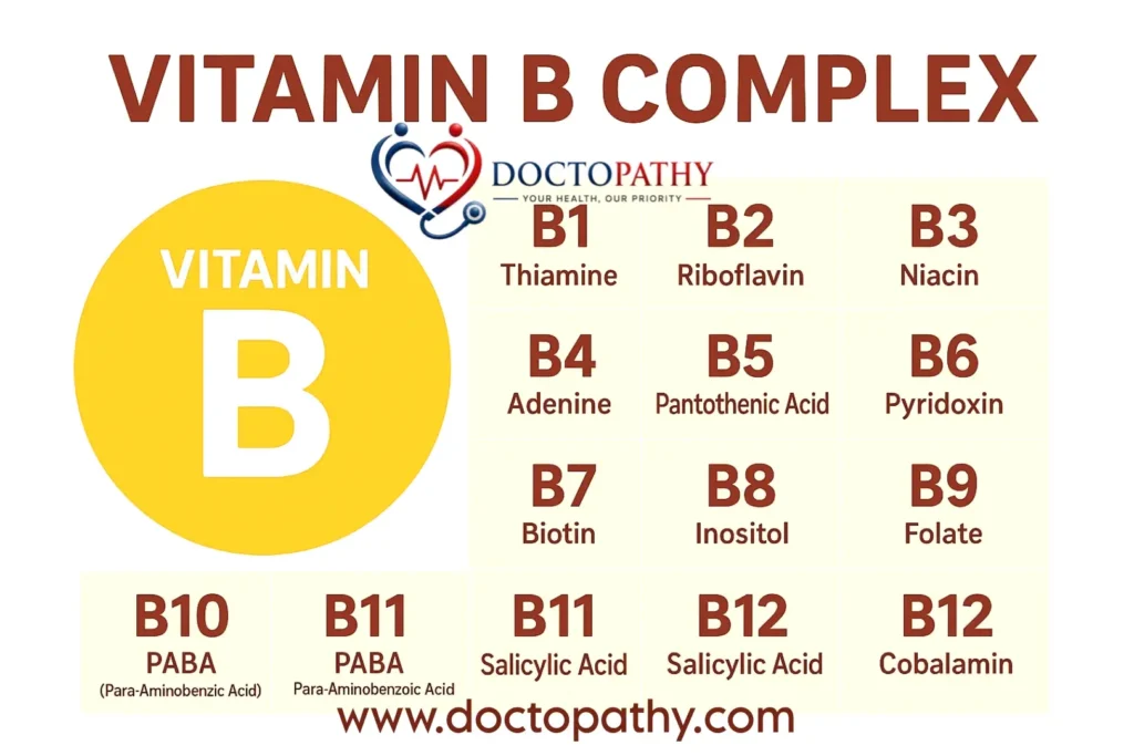 Vitamin B Complex – Parts, Names, and Health Benefits