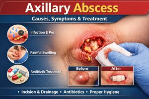 Axillary abscess causes, symptoms, treatment