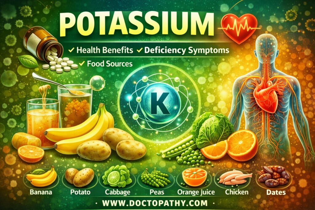 Potassium health benefits and sources