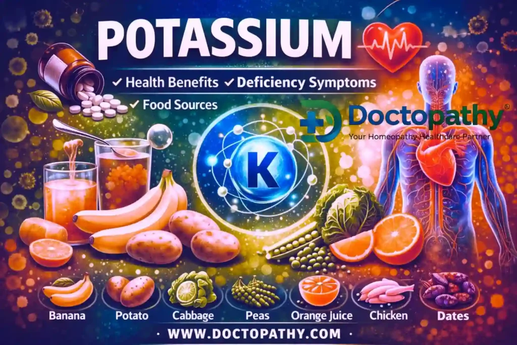 Potassium Benefits, Deficiency Symptoms and Best Food Sources