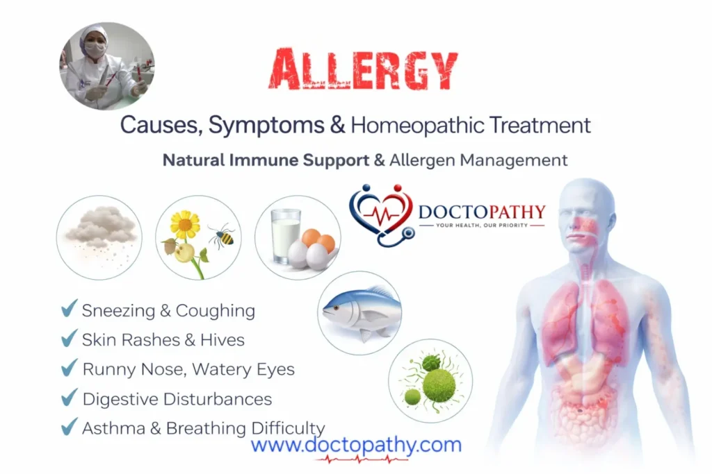 Allergy – Causes, Symptoms & Homeopathic Treatment Guide
