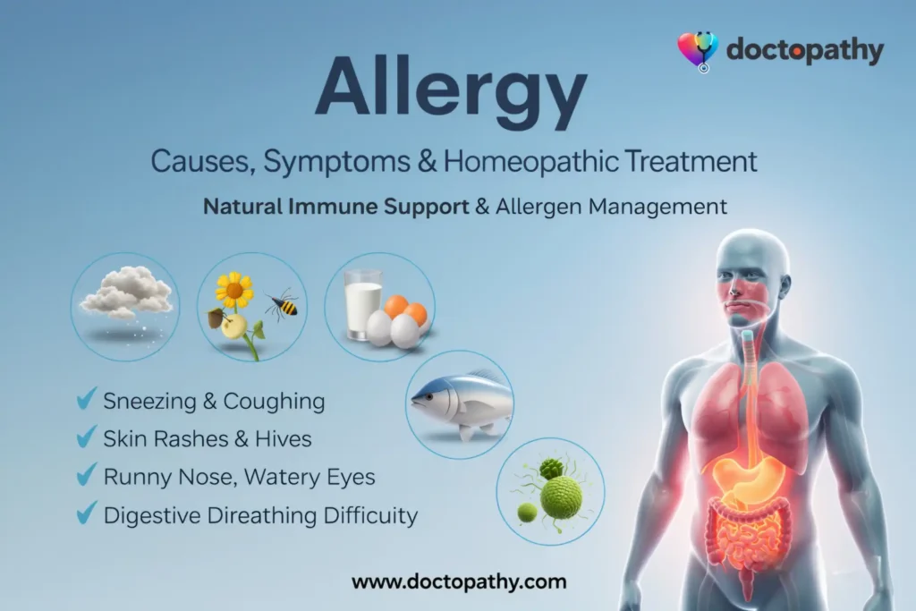 Allergy – Causes, Symptoms & Homeopathic Treatment Guide