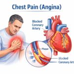 Chest pain and blocked artery