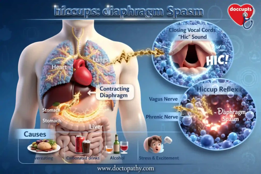 Continuous Hiccups: Causes, Symptoms, Risk Factors, Diagnosis, and Treatment