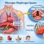 Diaphragm spasm and hiccup reflex explained