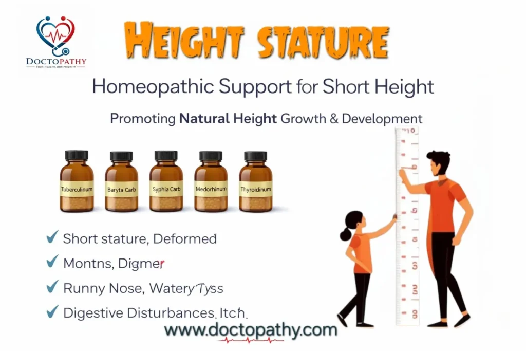 Height Stature – Homeopathic Approach for Short Height & Stunted Growth