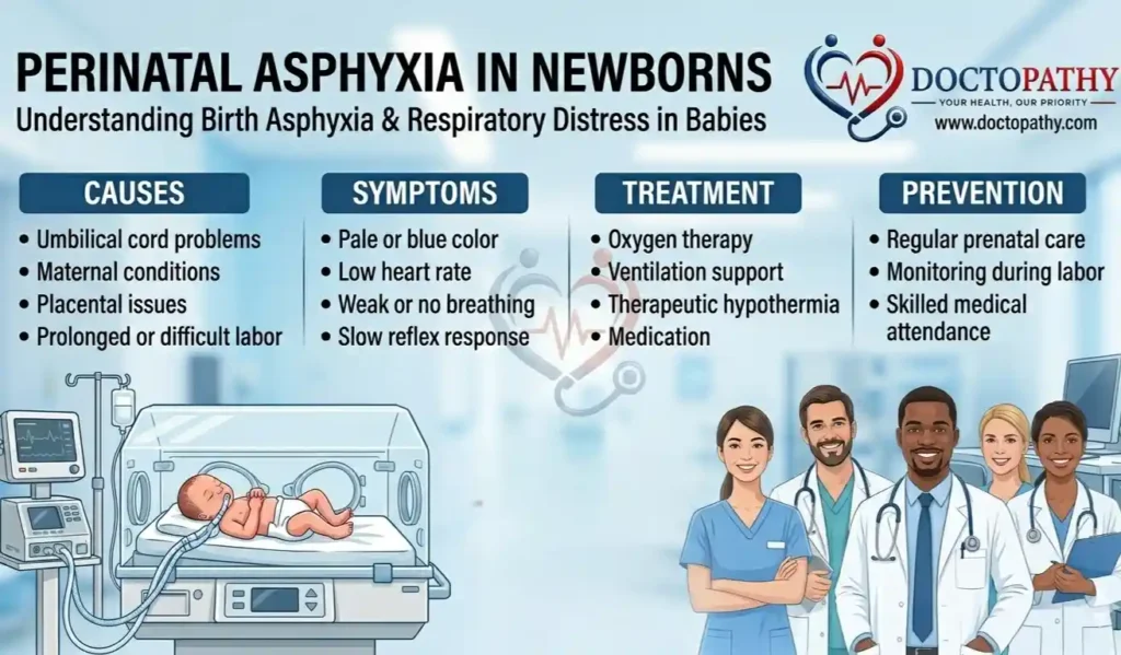 Perinatal Asphyxia (Birth Asphyxia) – Causes, Symptoms, Diagnosis, and Treatment in Newborns