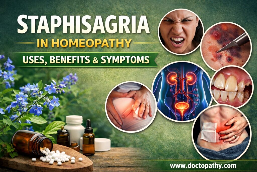 Staphisagria in homeopathy uses and benefits