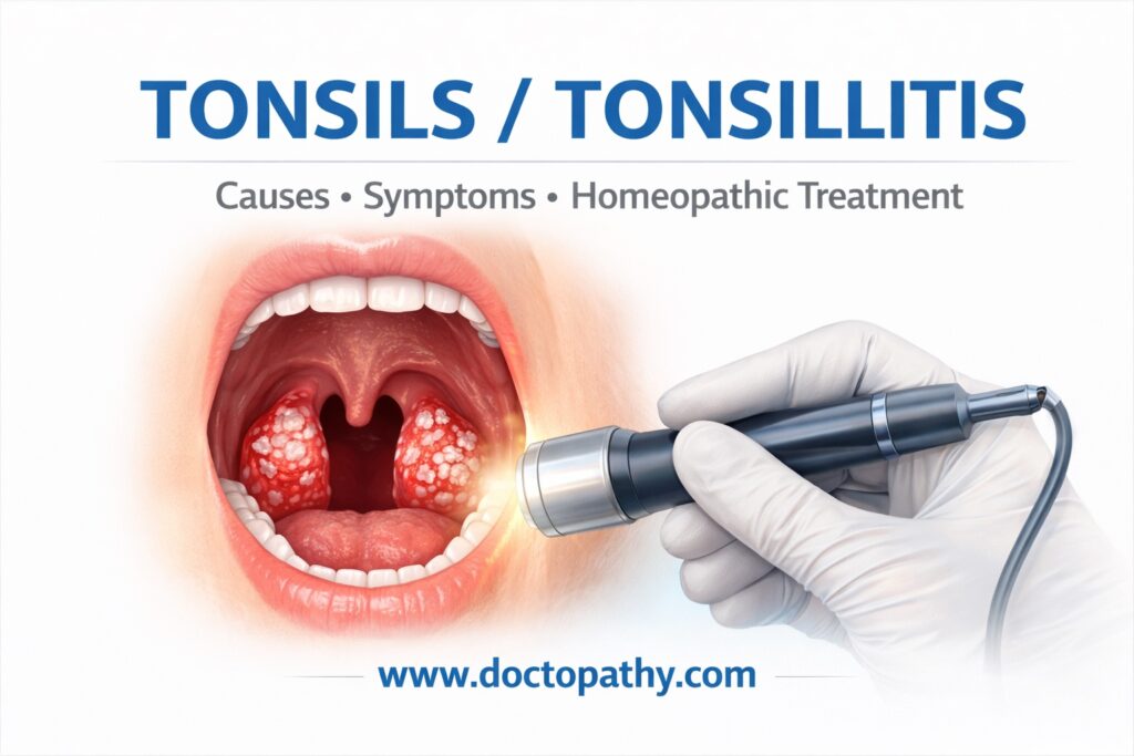 TONSILS / TONSILLITIS Causes • Symptoms • Homeopathic Treatment
