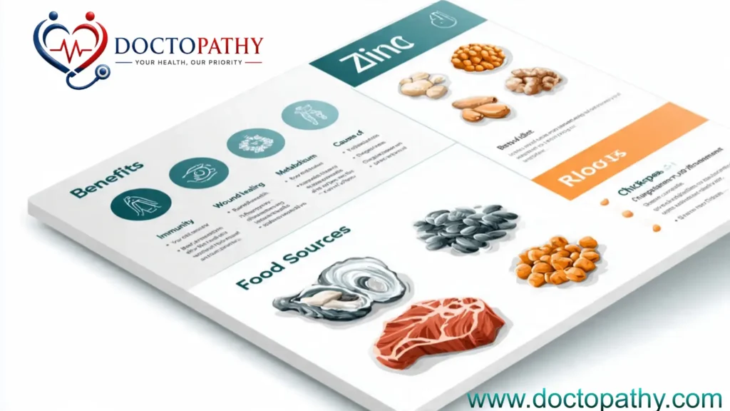 Zinc: Benefits, Deficiency Symptoms, Causes, and Natural Food Sources