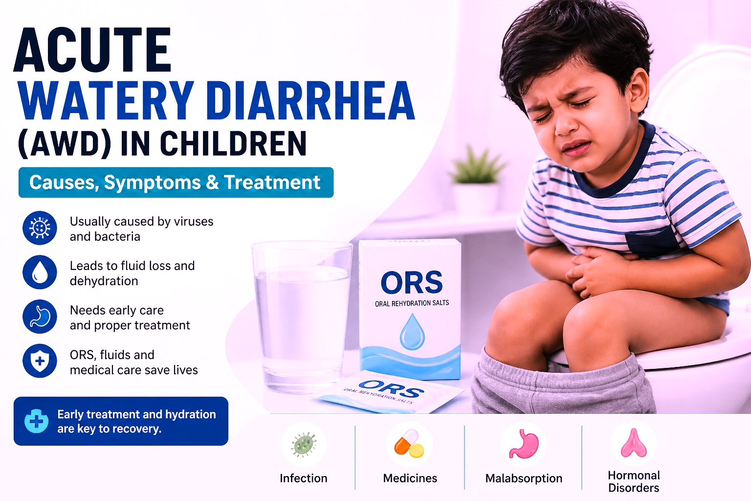 Acute watery diarrhea in children