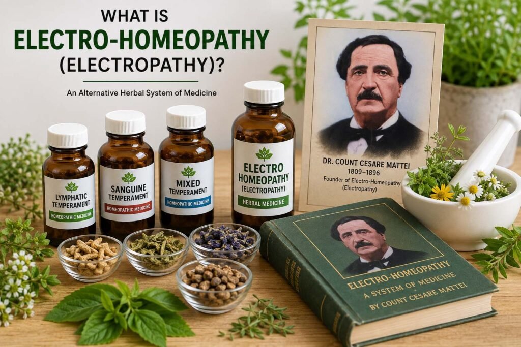 Electro-Homeopathy herbal medicines with medicinal plants