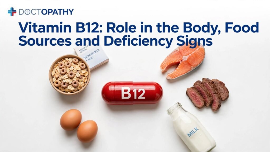 POST TITLE: Vitamin B12: Role in the Body, Food Sources and Deficiency Signs